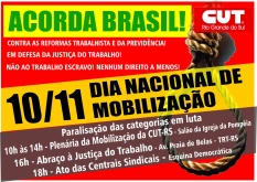 Dia nacional de paralisação e mobilização