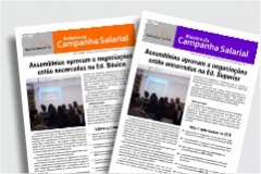 Leia os boletins sobre a finalização das negociações coletivas