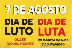 Dia de Luta - em Defesa da Vida e do Emprego 