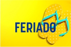 Fique de olho no feriado!
