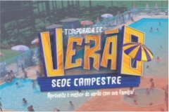 Temporada de Verão na sede campestre inicia dia 19