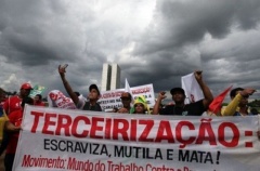 Trabalhadores desaprovam terceirização da atividade-fim