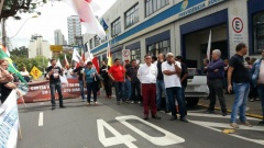 Sintep Serra presente em mais um dia de luta contra a Reforma da Previdência