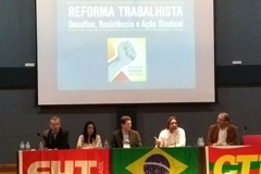Direção do Sintep/Serra participa de seminário sobre Reforma Reforma Trabalhista