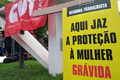 Sindicato participa de Vigília contra a aprovação da Reforma Trabalhista